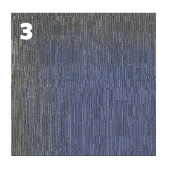 Laylines left corner carpet tile component